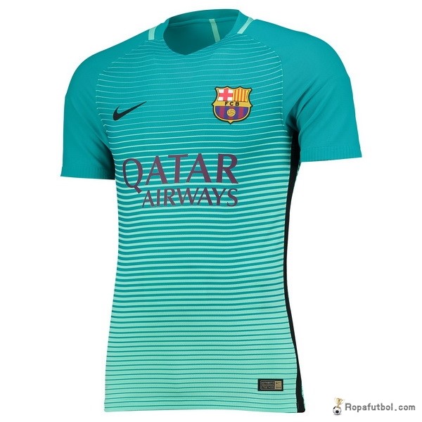 Camiseta Barcelona Replica Tercera Ropa 2016/17 Claro Azul